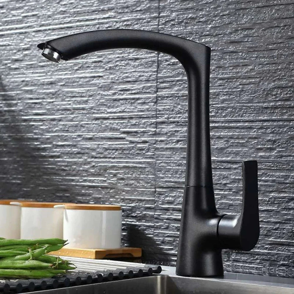 Mitigeur Cuisine Noir Finition Mate Élégance et Performance – Cuvéa