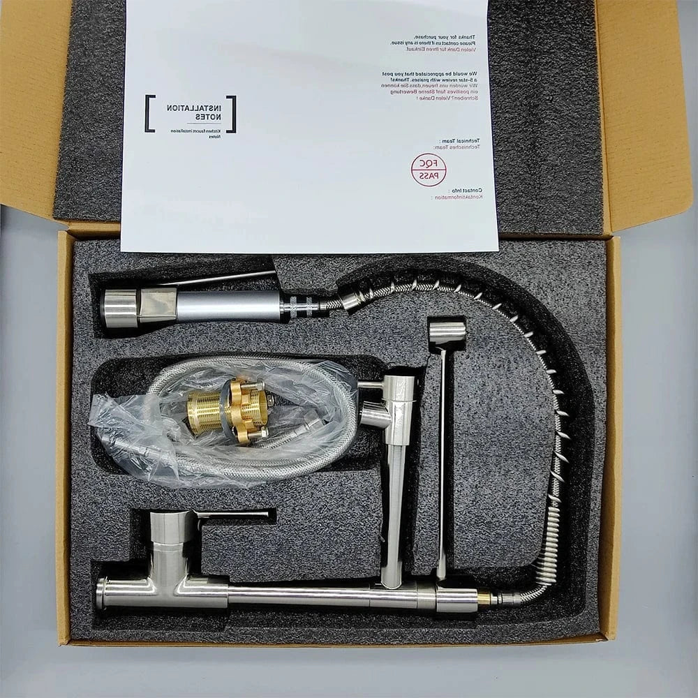 Mitigeur Cuisine Professionnel avec Douchette Performance Cuisine Moderne – Fornéa