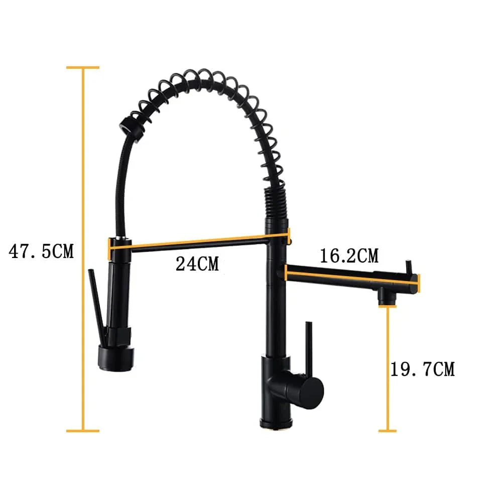 Mitigeur Cuisine Professionnel avec Douchette Performance Cuisine Moderne – Fornéa