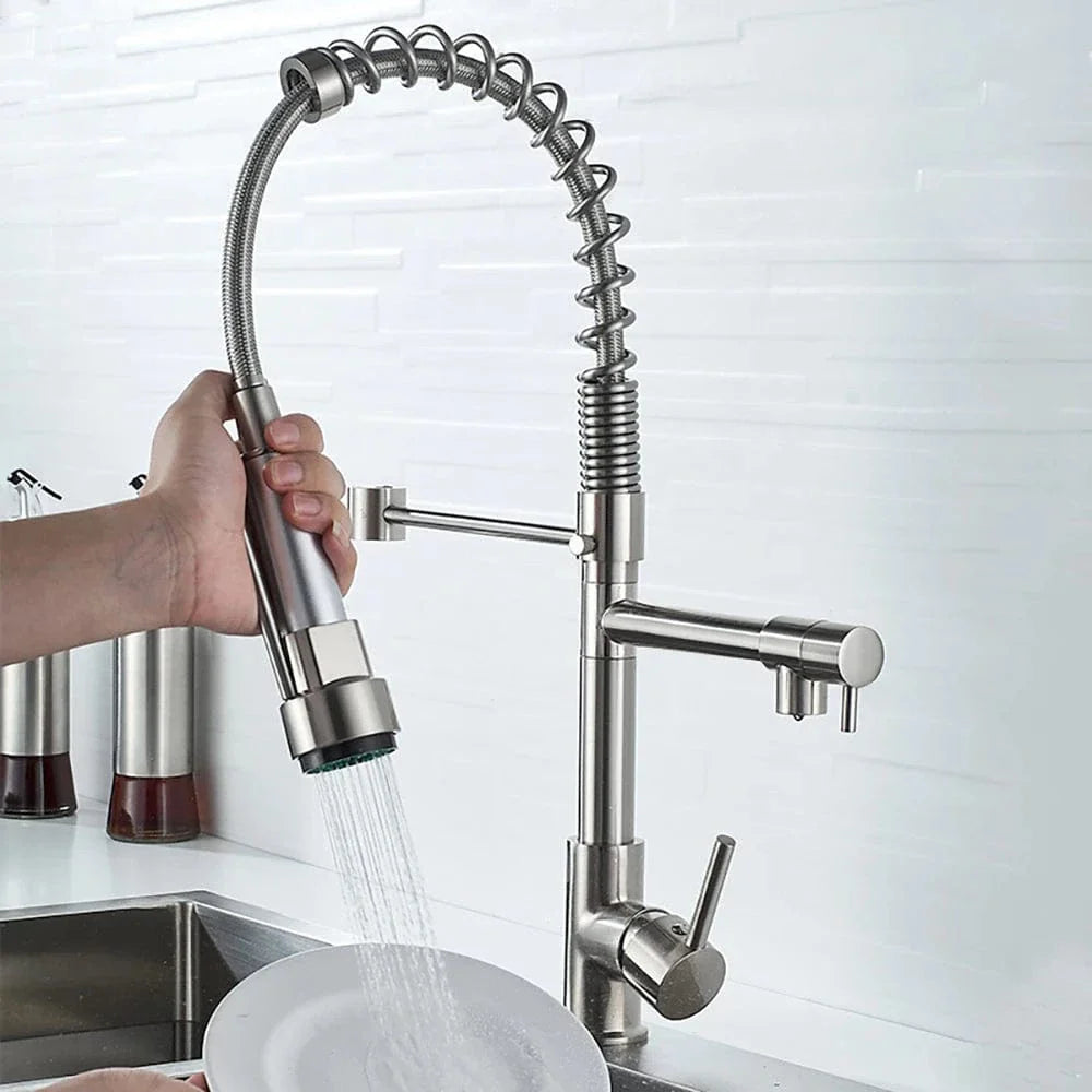 Mitigeur Cuisine Professionnel avec Douchette Performance Cuisine Moderne – Fornéa