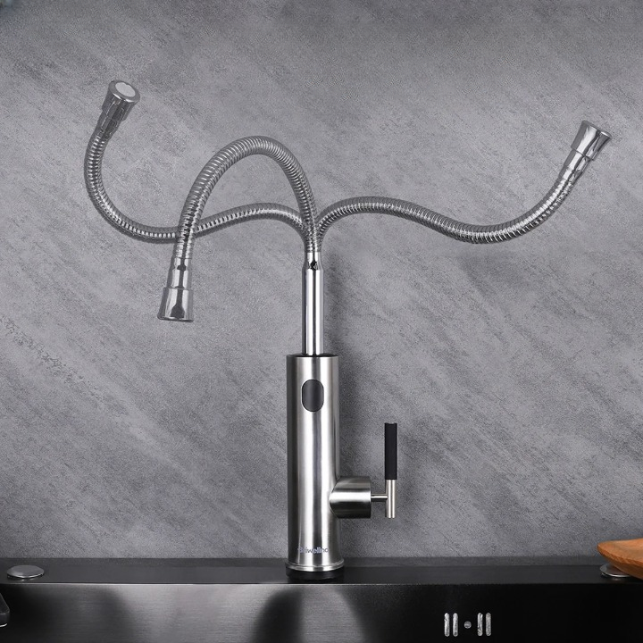 Mitigeur Cuisine Thermostatique Chromé Température Instantanée Précise – Thermya