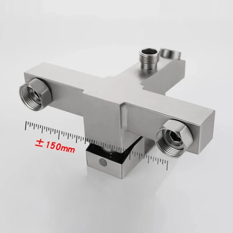 Mitigeur Baignoire Inox Résiste à l'Humidité Élégance Durable – Vertane