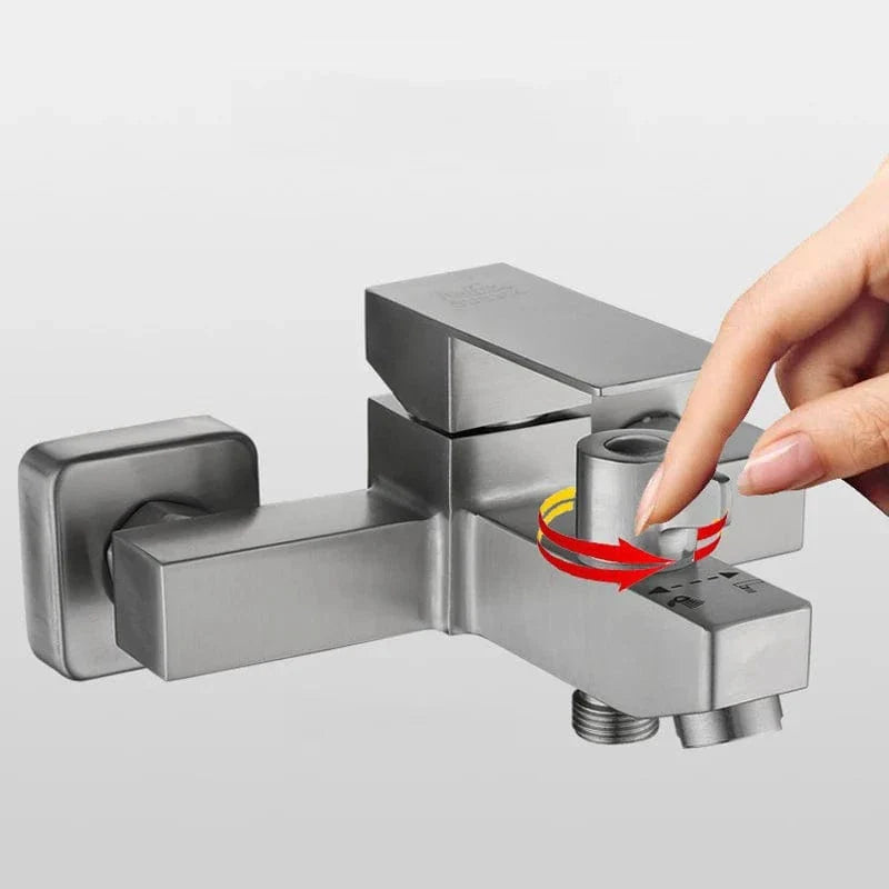 Mitigeur Baignoire Inox Résiste à l'Humidité Élégance Durable – Vertane