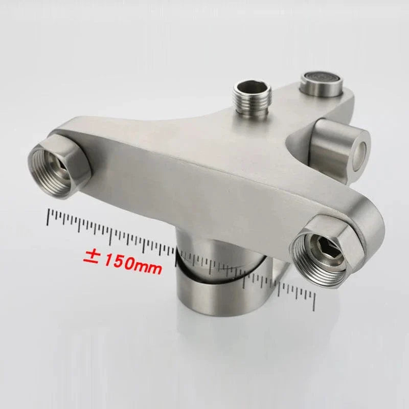 Mitigeur Baignoire Inox Résiste à l'Humidité Élégance Durable – Vertane
