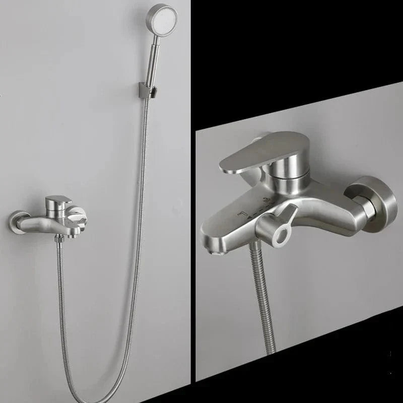 Mitigeur Baignoire Inox Résiste à l'Humidité Élégance Durable – Vertane