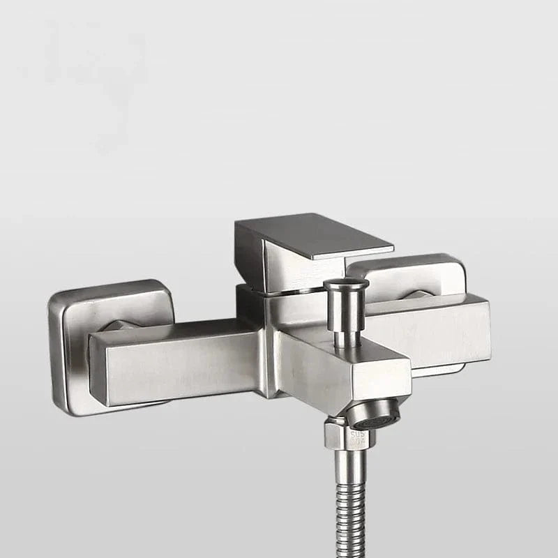 Mitigeur Baignoire Inox Résiste à l'Humidité Élégance Durable – Vertane