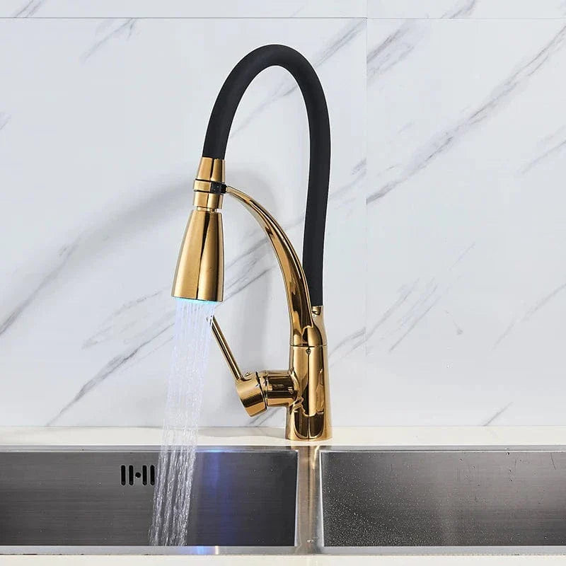 Mitigeur Cuisine avec Douchette Nickel Brossé Évier Moderne – Cuvéa