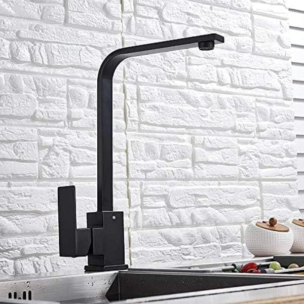 Mitigeur Cuisine Noir Mat Pivotant 360° Liberté de Mouvement – Cuvéa