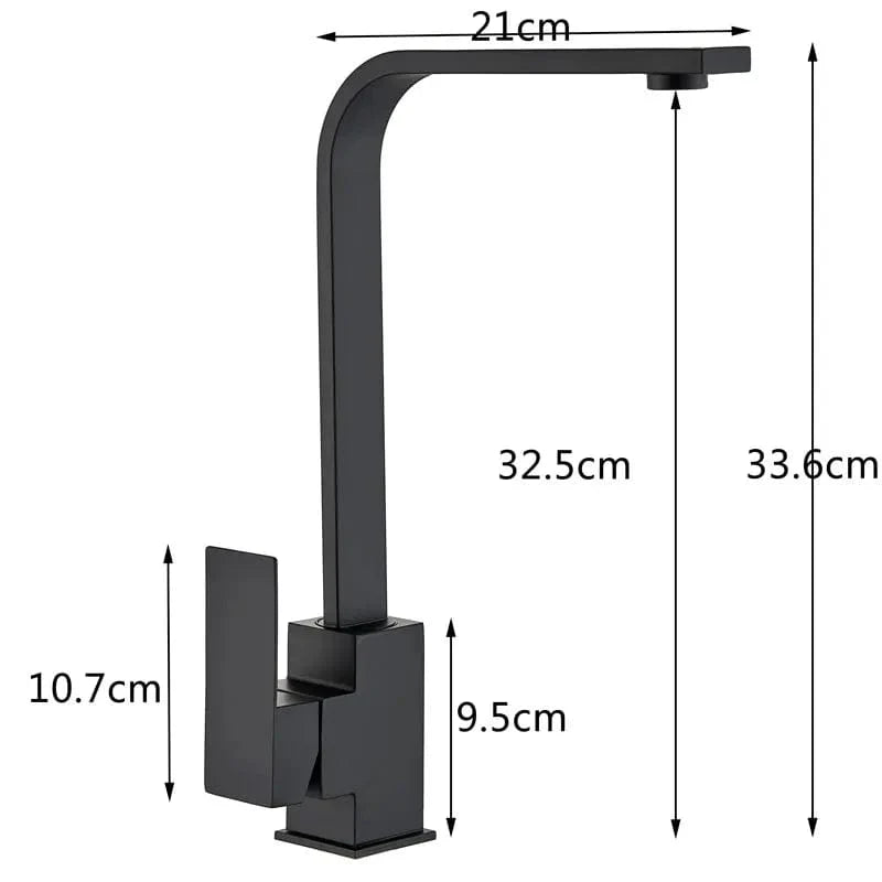 Mitigeur Cuisine Noir Mat Pivotant 360° Liberté de Mouvement – Cuvéa