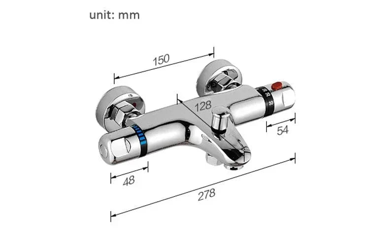 Mitigeur Douche Thermostatique Contrôle au Degré Près Confort Total – Thermya