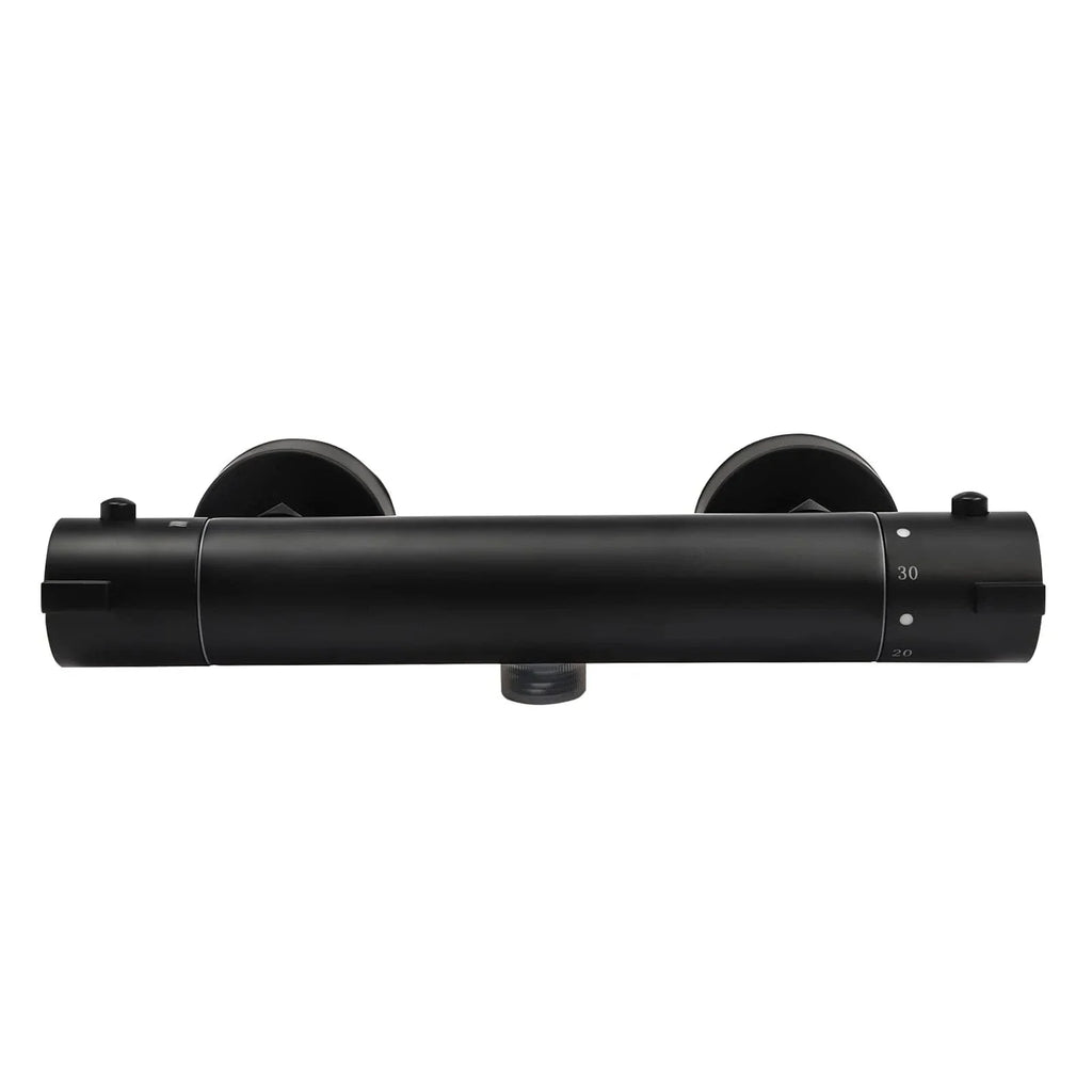 Mitigeur Douche Noir Finition Mate Anti-Traces Design Épuré – Zeltha