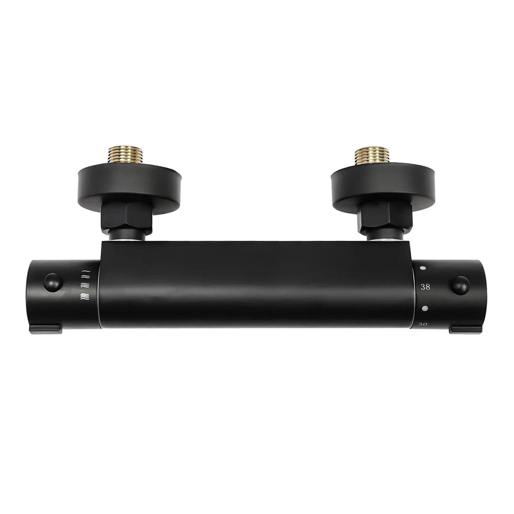 Mitigeur Douche Noir Finition Mate Anti-Traces Design Épuré – Zeltha