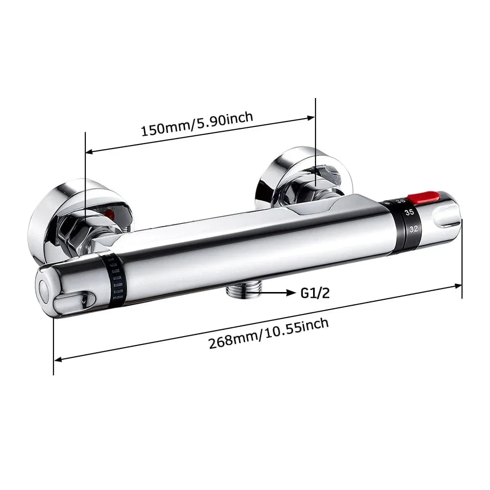 Mitigeur Douche Thermostatique Anti-Brûlure Température Stable – Thermya