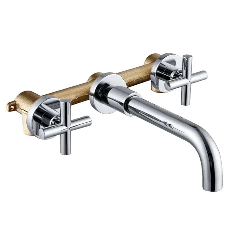 Mitigeur Lavabo Encastrable Mur Épuré Nettoyage Facile – Solvane
