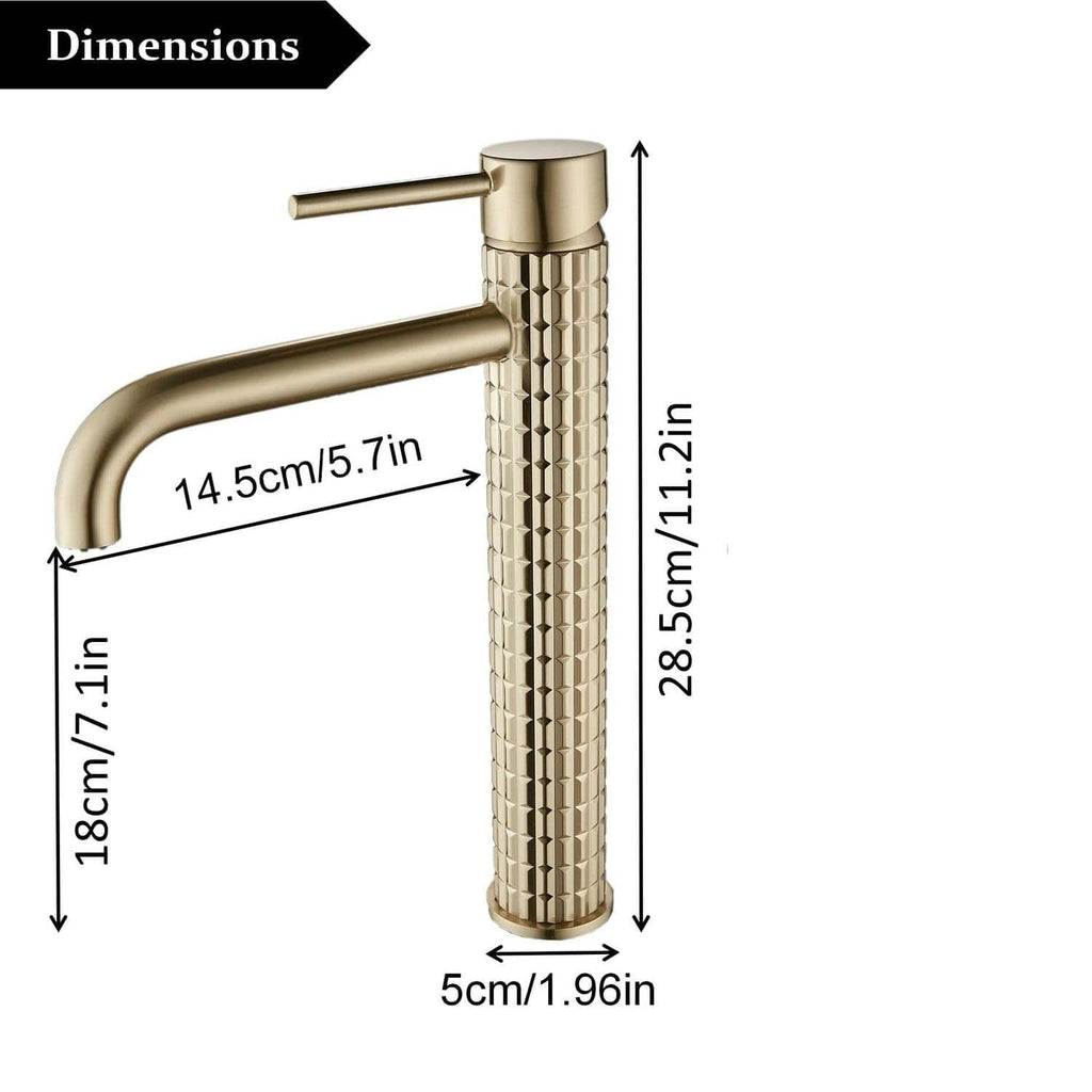 Mitigeur Lavabo Bec Haut Idéal Vasque à Poser Sans Éclaboussure – Solvane