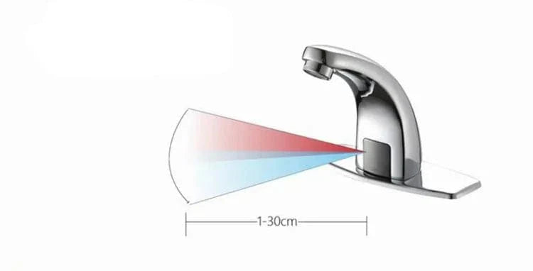 Mitigeur Lavabo Automatique Détection Infrarouge Mains Libres – Solvane