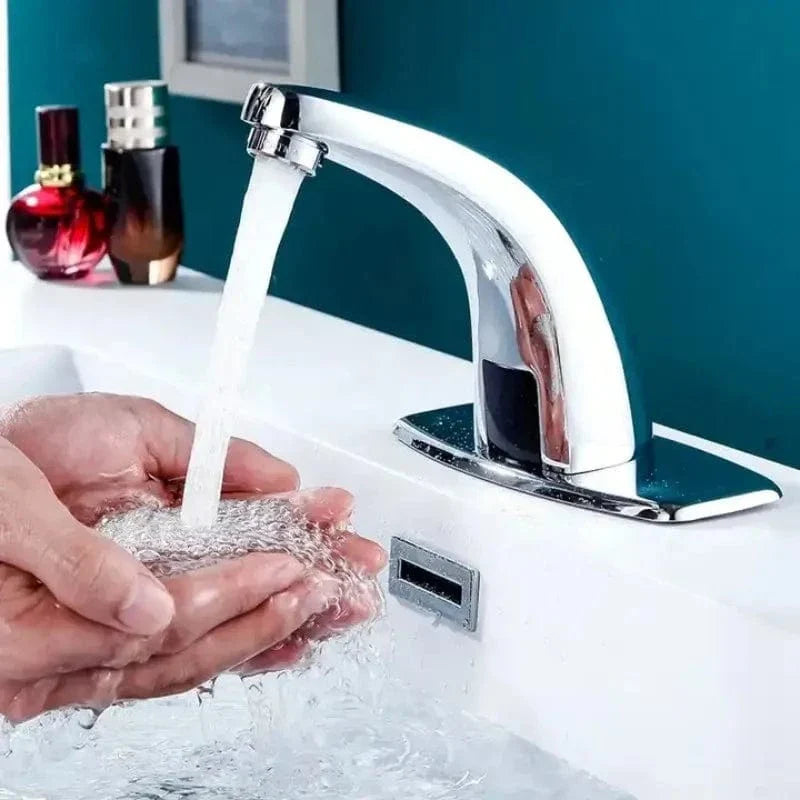 Mitigeur Lavabo Automatique Détection Infrarouge Mains Libres – Solvane