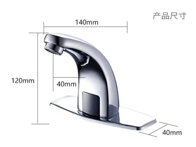 Mitigeur Lavabo Automatique Détection Infrarouge Mains Libres – Solvane