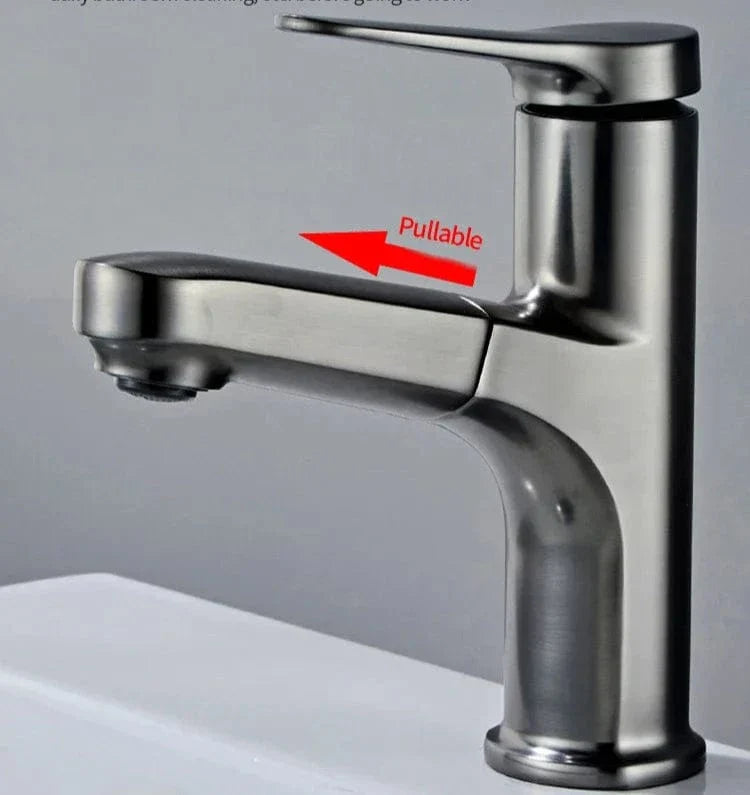 Mitigeur Lavabo avec Douchette Extractible Lavage des Cheveux Facile – Solvane