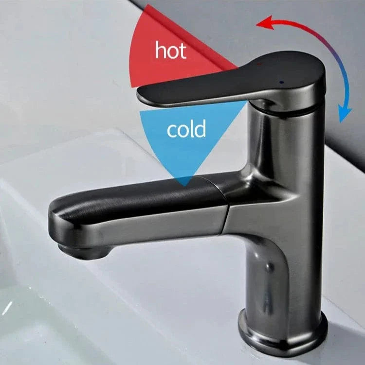 Mitigeur Lavabo avec Douchette Extractible Lavage des Cheveux Facile – Solvane
