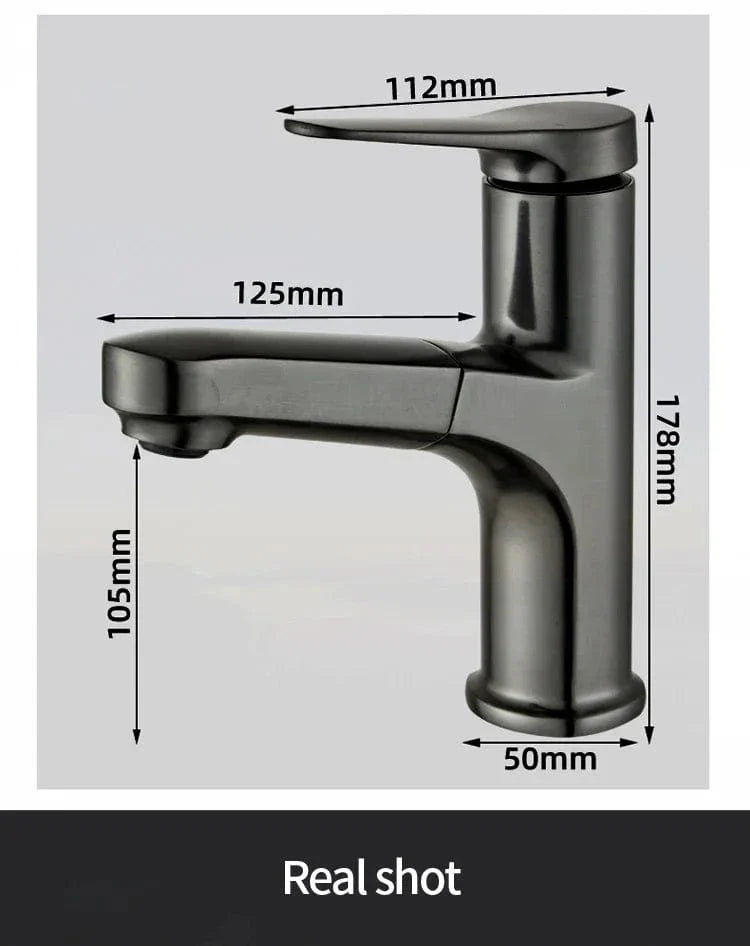 Mitigeur Lavabo avec Douchette Extractible Lavage des Cheveux Facile – Solvane