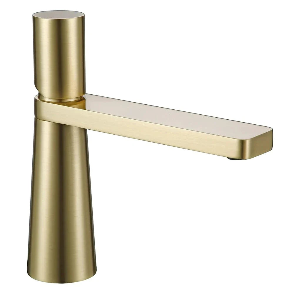 Mitigeur Lavabo Bronze Brossé Chaleur Vintage Anti-Traces – Solvane