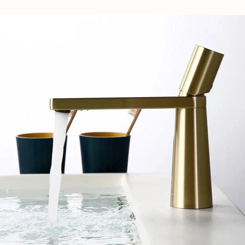 Mitigeur Lavabo Bronze Brossé Chaleur Vintage Anti-Traces – Solvane