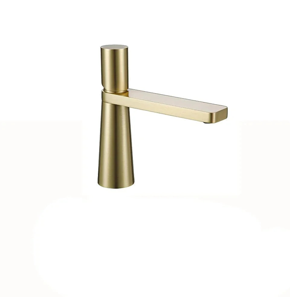 Mitigeur Lavabo Bronze Brossé Chaleur Vintage Anti-Traces – Solvane