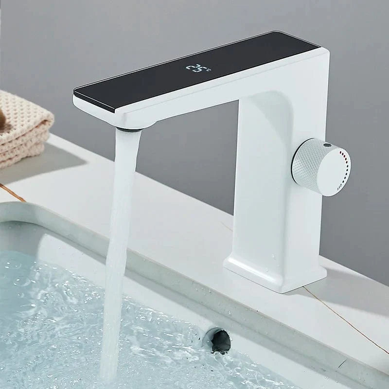 Mitigeur Lavabo Design Contemporain Ligne Minimaliste – Solvane