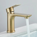 Mitigeur Lavabo Doré Éclat Chaleureux Finition Résistante – Solvane