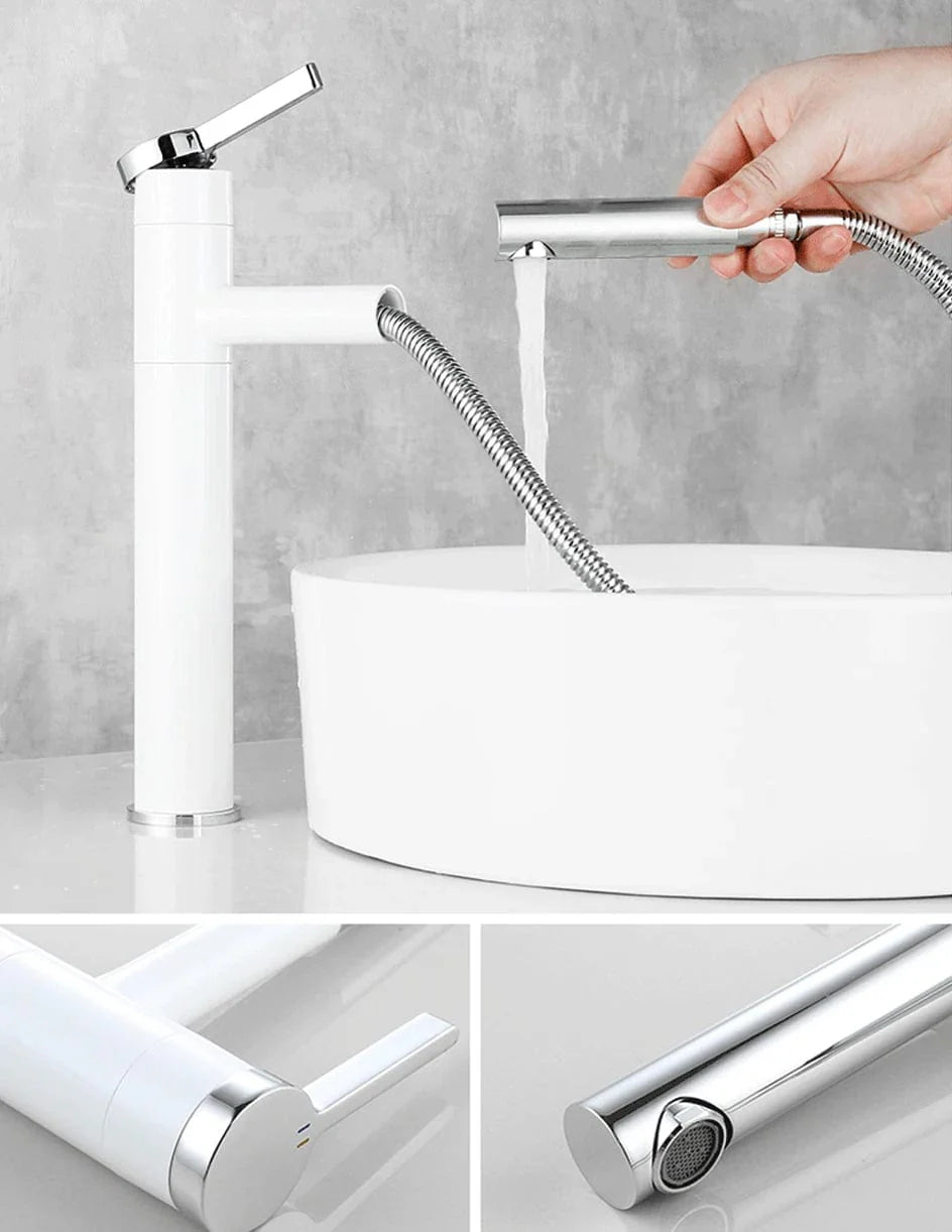 Mitigeur Lavabo avec Douchette Polyvalence au Quotidien – Solvane