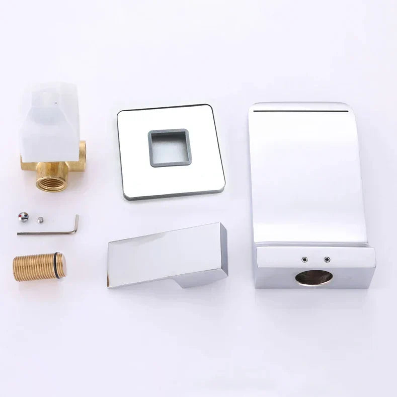 Mitigeur Lavabo Encastrable Cascade Chromé Flux Large Apaisant – Solvane