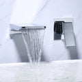 Mitigeur Lavabo Encastrable Cascade Chromé Flux Large Apaisant – Solvane
