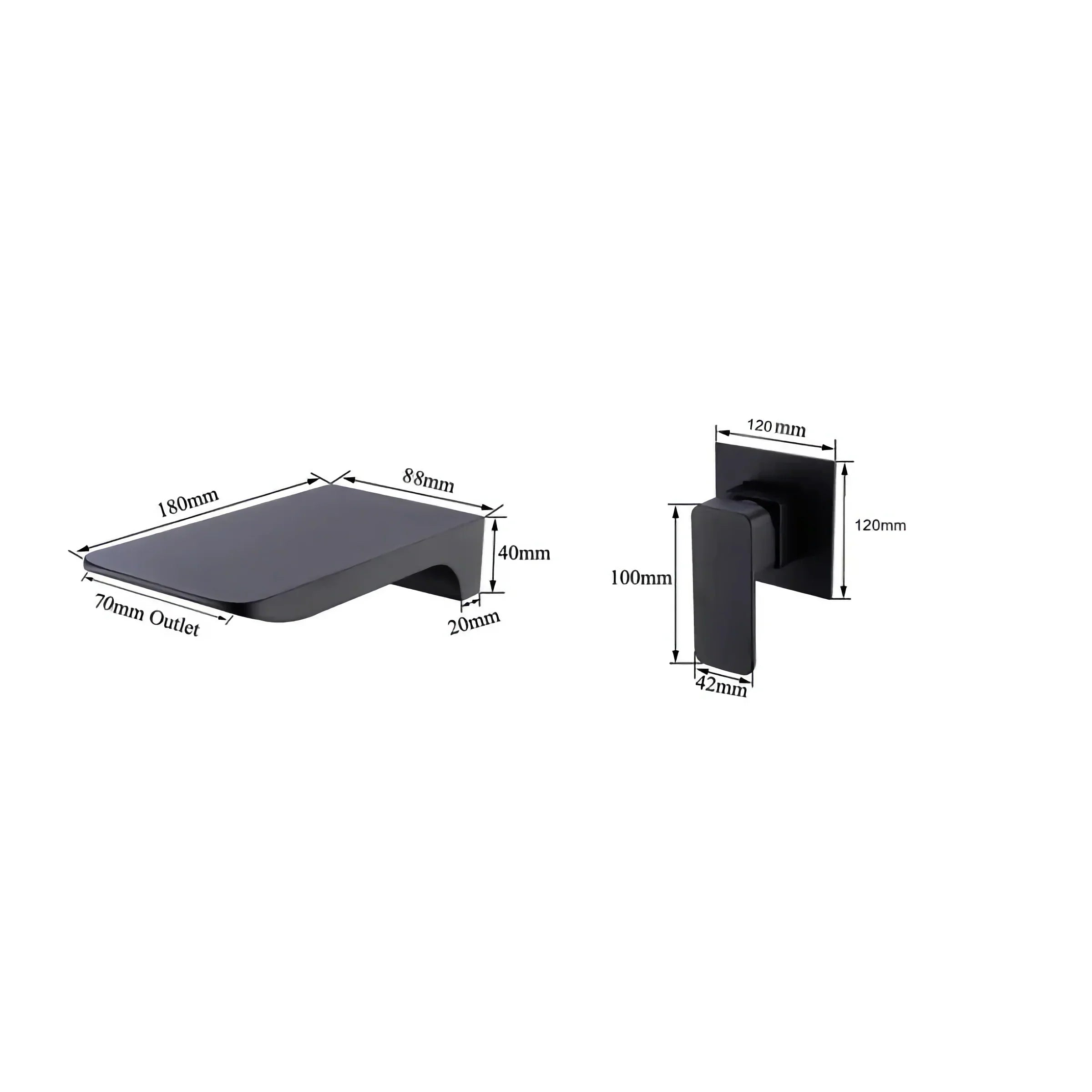 Mitigeur Lavabo Encastrable Cascade Doré Éclat Chaleureux – Solvane