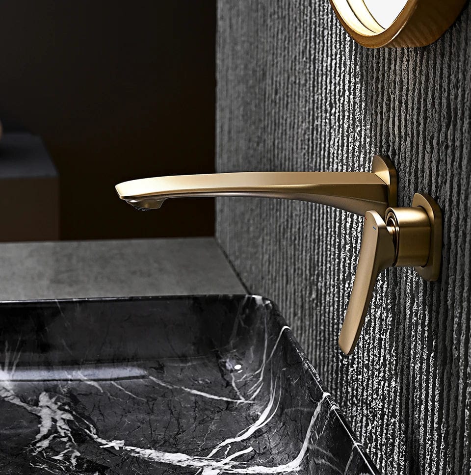 Mitigeur Lavabo Encastrable Design Invisible Gain de Place – Solvane