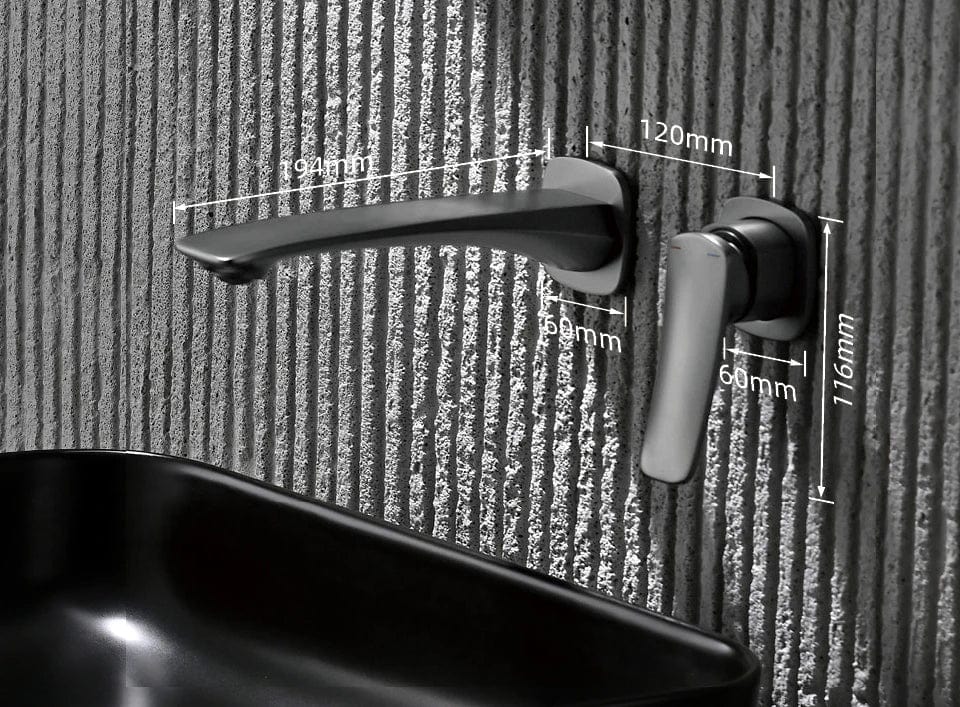 Mitigeur Lavabo Encastrable Design Invisible Gain de Place – Solvane