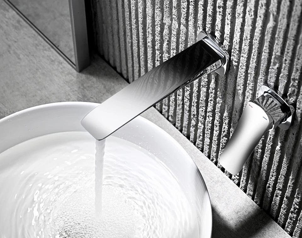 Mitigeur Lavabo Encastrable Design Invisible Gain de Place – Solvane