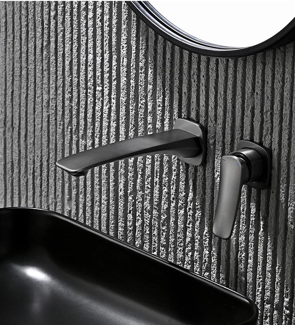 Mitigeur Lavabo Encastrable Design Invisible Gain de Place – Solvane