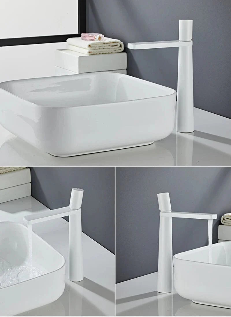 Mitigeur Lavabo Laiton Brossé Toucher Satiné Anti-Traces – Solvane