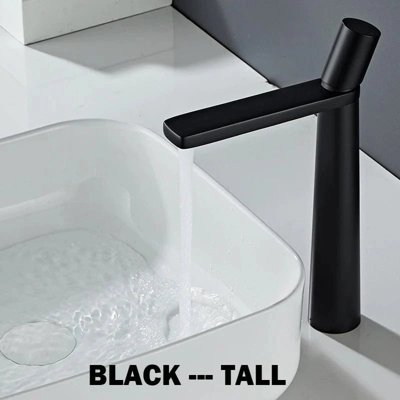 Mitigeur Lavabo Laiton Brossé Toucher Satiné Anti-Traces – Solvane