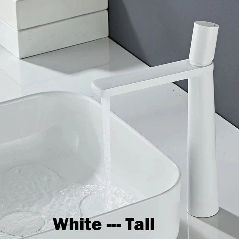 Mitigeur Lavabo Laiton Brossé Toucher Satiné Anti-Traces – Solvane