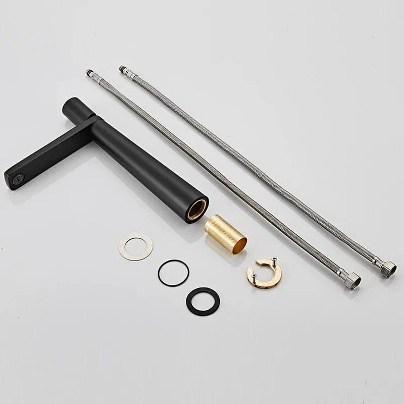 Mitigeur Lavabo Laiton Brossé Toucher Satiné Anti-Traces – Solvane