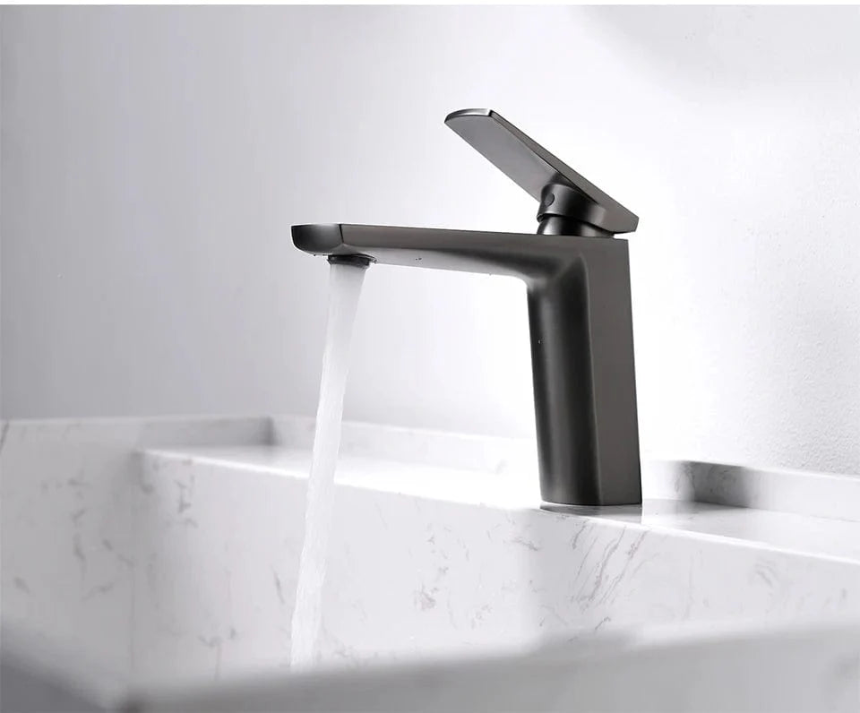 Mitigeur Lavabo Laiton Massif Résistance à Toute Épreuve – Solvane