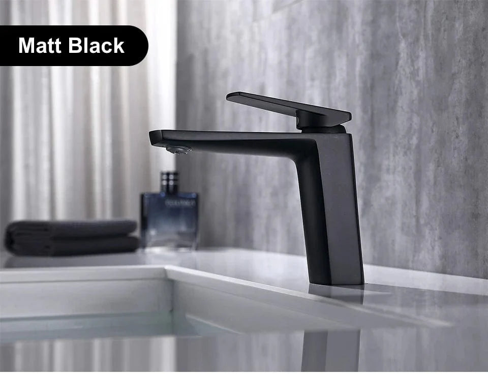 Mitigeur Lavabo Laiton Massif Résistance à Toute Épreuve – Solvane
