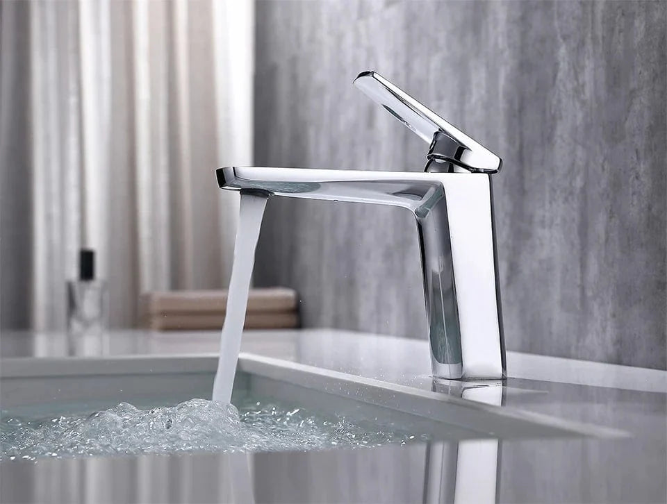 Mitigeur Lavabo Laiton Massif Résistance à Toute Épreuve – Solvane