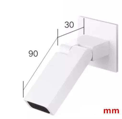 Mitigeur Lavabo Mural Plan Dégagé Nettoyage Rapide – Solvane