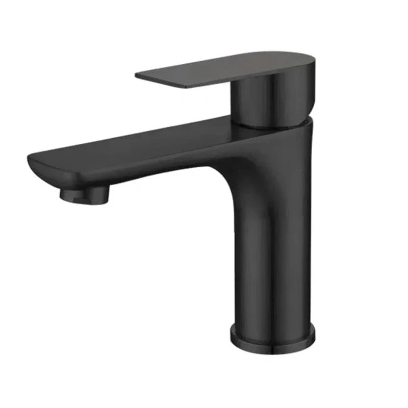 Mitigeur Lavabo Noir Mat Aucune Trace de Doigts – Solvane