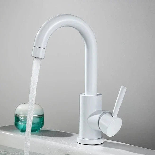 Mitigeur Lavabo Noir Style Contemporain Finition Mate – Solvane
