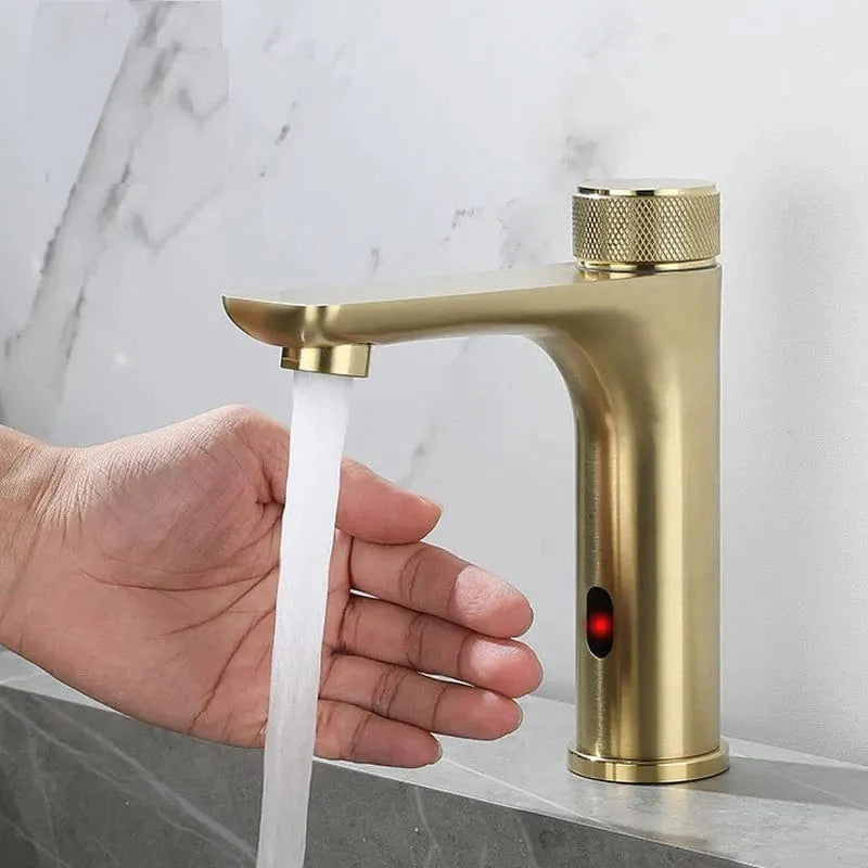 Mitigeur Lavabo Or Brossé Éclat Discret Sans Reflet – Solvane
