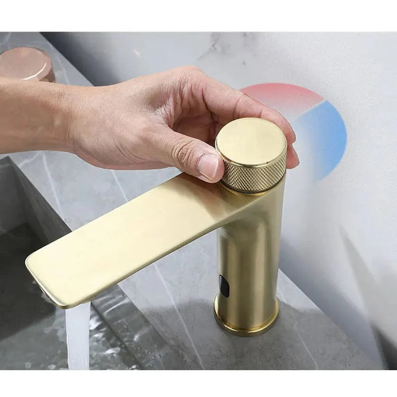 Mitigeur Lavabo Or Brossé Éclat Discret Sans Reflet – Solvane